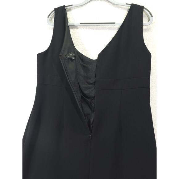 Tahari Arthur S Levine Black Dress Sleeveless Women 14 Office Staple Layering - Picture 10 of 10